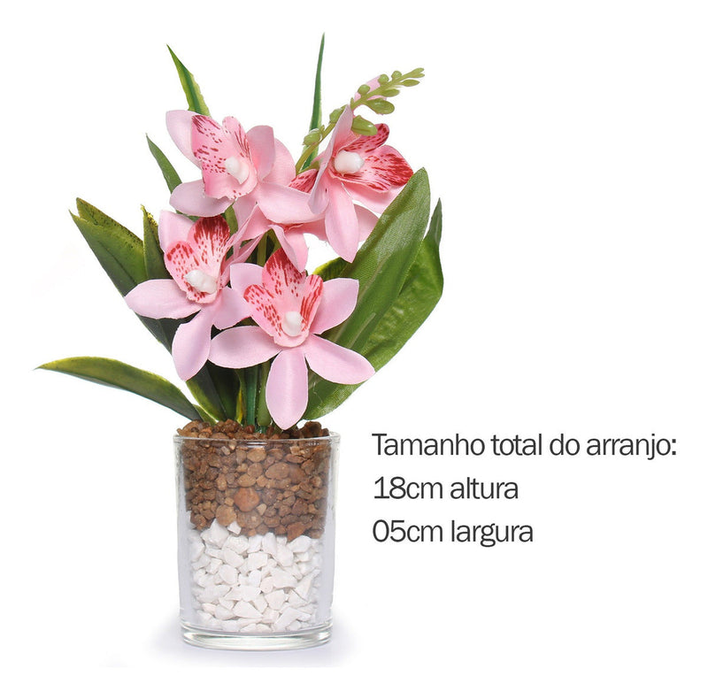 Plantas Decorativas Kit Com 3 Vasinhos Arranjo Artificial